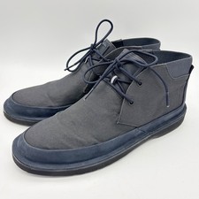 Camper Morrys Mens Navy Blue Textile Leather Chukka Boots EU 43 US 10 Techwear picture