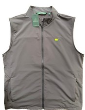 2026 Masters Peter Millar Vest Mens L Gray Augusta National NWT + Ball Marker picture