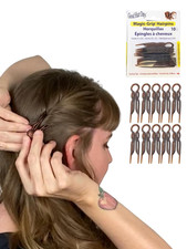 Magic-Grip Hair Pins Set of 10 by  Color: Shell picture