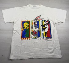 Vtg Looney Tunes T-Shirt Tweety Bugs Sylvester Single Stitch 90s 1994 USA Made M picture