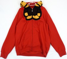 Vintage Bathing Ape Baby Milo Red Full Zip Hoodie Size 2XL picture