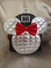 Loungefly Disney Minnie Mouse Disco Metallic Mini Backpack picture