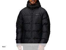 Marmot Mens Guides Down Hoody Down Filled Puffer Jacket w/ Hood, Medium, Black picture