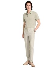 Calvin Klein Mens Slim fit Dress Pants 36 / 32 Beige Solid picture