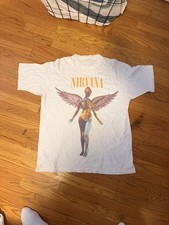 Vintage 1993 Nirvana In Utero Shirt picture