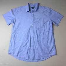 Tommy Hilfiger Classic Fit Short Sleeve Button Down Shirt XL picture