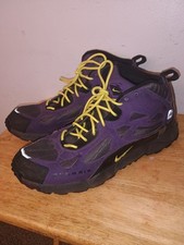 2010 NIKE ZOOM TERRA SERTIG CLUB PURPLE/ YELLOW 408108-001 sz 13 picture