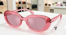 COACH HC8448U 592830 Cdp35 Transparent Pink Pink Mirror 54 mm Women's Sunglasses picture