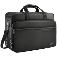 Ytonet Laptop Briefcases for Men, 17 Inch Expandable Briefcase Computer Bags ... picture