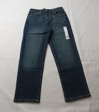 Jumping Beans Boys Pull-On Drawstring Waistband Jeans DD6 Dark Wash Size 8 NWT picture