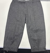 VTG European Heavy Wool Alpine Knickers/Mountain Trousers Laced Cuffs 36” Waist picture