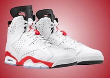 Nike Air Jordan 6 Retro White Infrared 2026 CT8529-105 Men's Shoes NEW IN HAND picture
