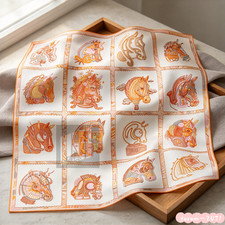 Hermès Urban architectural style print pattern Square silk scarf 35*35in picture
