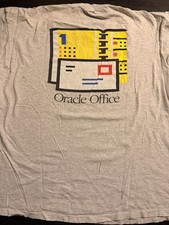 Grail Vtg 90s Oracle Office Team Graphic Tee XL picture