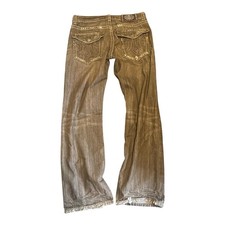 Vintage USA Mek Denim Jeans 34x34 Rare 90s Y2K Skater Grunge Baggy Distressed picture