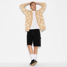 Men's Oversized Cardigan Sweater - Original Use Check picture