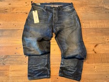 Mastercraft Union Nara Slim Kana Dark Vintage Denim Jeans 36x34 701.11.15 picture