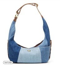 NWT Hammitt Tom Medium Silverlake Denim Hobo Bag picture