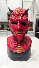CFX Pandora the Demon Silicone Full Mask Red/Black w/ Horns picture