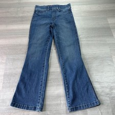 Spanx Jeans Womens Small (28x28) Blue Indigo High Rise Bootcut Stretch Denim picture