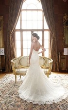 Casablanca Bridal Wedding Gown Size 10 Style 1995 picture