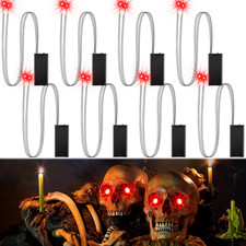8Pack Halloween Glowing LED Eyes for Mask,Halloween LED Glowing Light up Eyes,Gl picture
