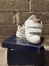 Polo Ralph Lauren Toddler Heritage Court III EZ Size 7c White picture