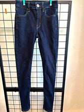 American Eagle Women’s Hi-Rise Jegging Dark Wash Super Stretch Slim 5-Pocket 2 picture