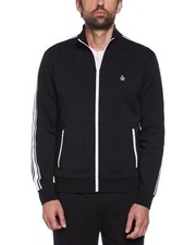Original Penguin Men’s Earl Full Zip Track Jacket - Black - XL $125 - NEW w/Tags picture