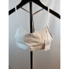 Raxnode Womens 3pk White Racerback Sports Bra Size Small NWT Athletic Yoga Top picture