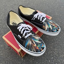 Dreamcatcher Black Vans Authentic Shoes Customized picture