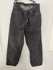 Vintage 90s Levi's Dry Goods Men's Black Dark Wash Denim Baggy Jeans W36 L32 picture
