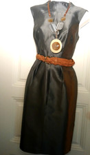 Diane von Furstenberg Silk Gray  Dress Sz S GUCCI picture