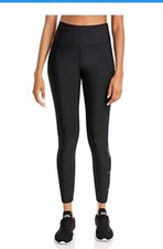NWT Aqua Athletic Foil Star High Rise Ankle Leggings Small Bloomingdales Exclu picture