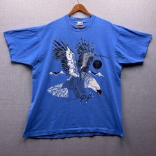 Vtg California San Francisco T Shirt Mens XL Robert Walten Eagle Graphic SS 80s picture