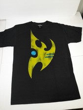 Vintage Y2K Blizzard StarCraft Logo Graphic by Jinx Tag Black T-Shirt - Sz S picture