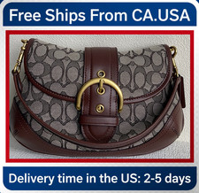 Soho Bag Signature Jacquard Shoulder Bag CJ814 picture