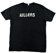 Vintage The Killers Band Hot Fuss T-Shirt Men’s XL Black Y2K picture